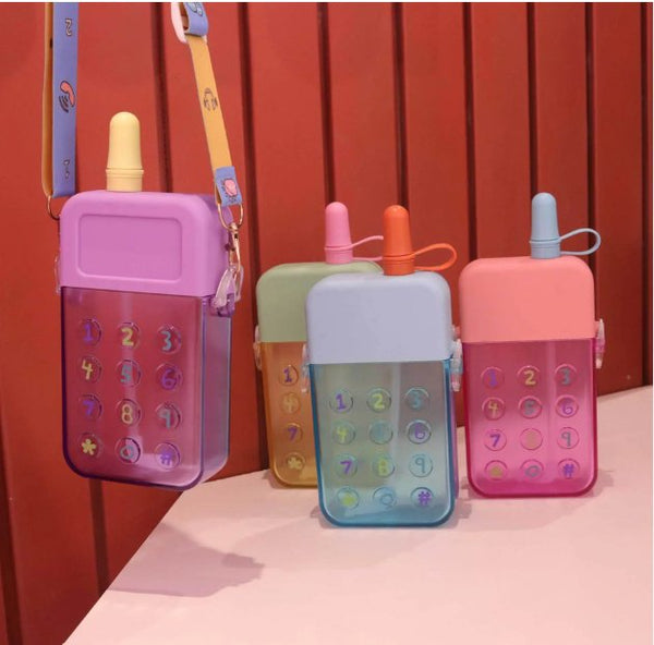 Trendy Mobile Phone Shape Water Bottle – Unique & Stylish Design